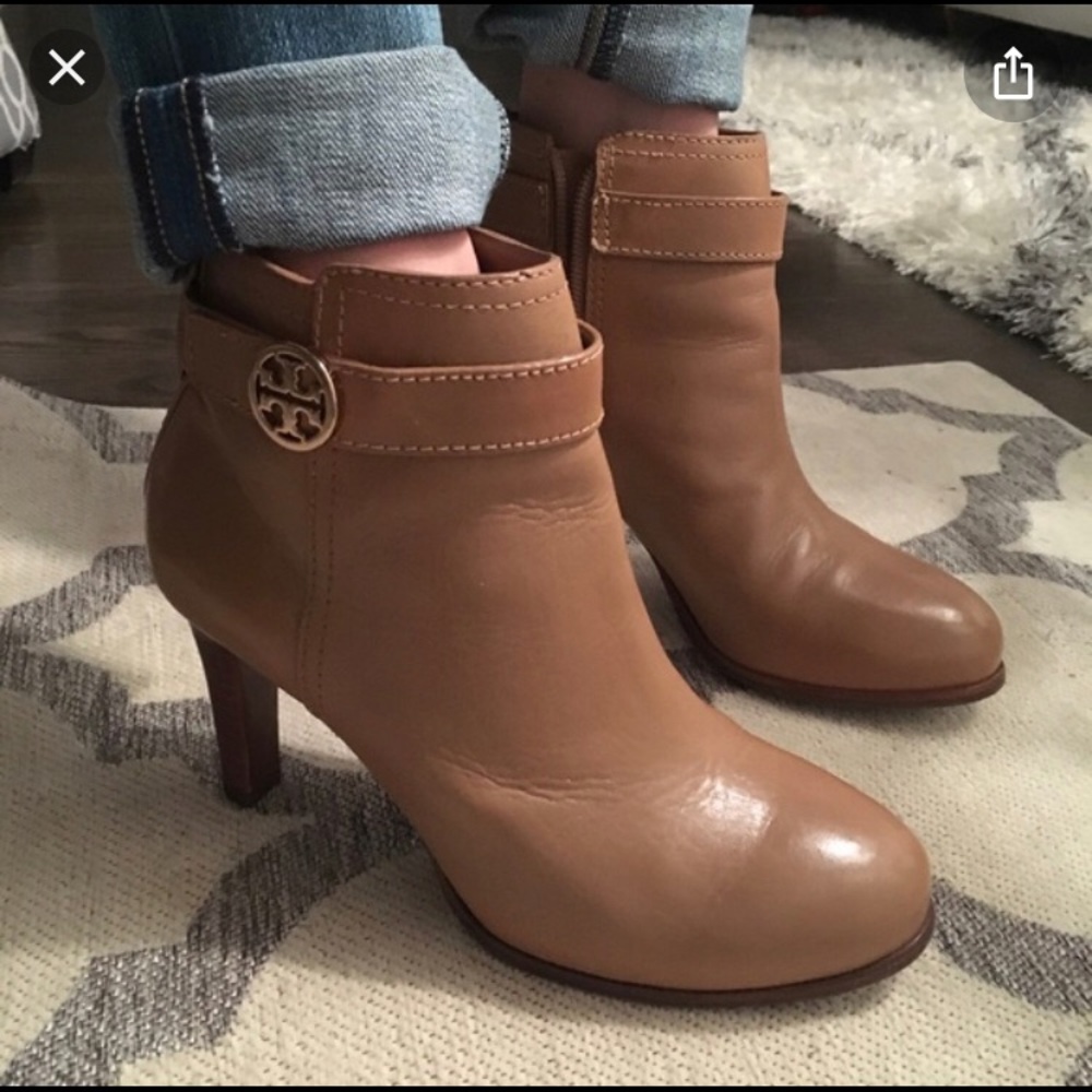 Tory Burch Bristol Booties in brown